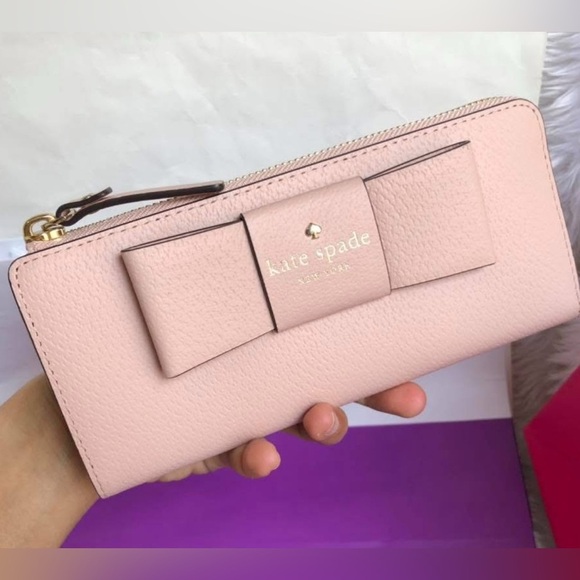 Kate Spade Blush Pink Zip round Wallet - Picture 3 of 11